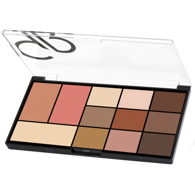 GOLDEN ROSE City Style Face & Eye Palette - 01 Warm Nude